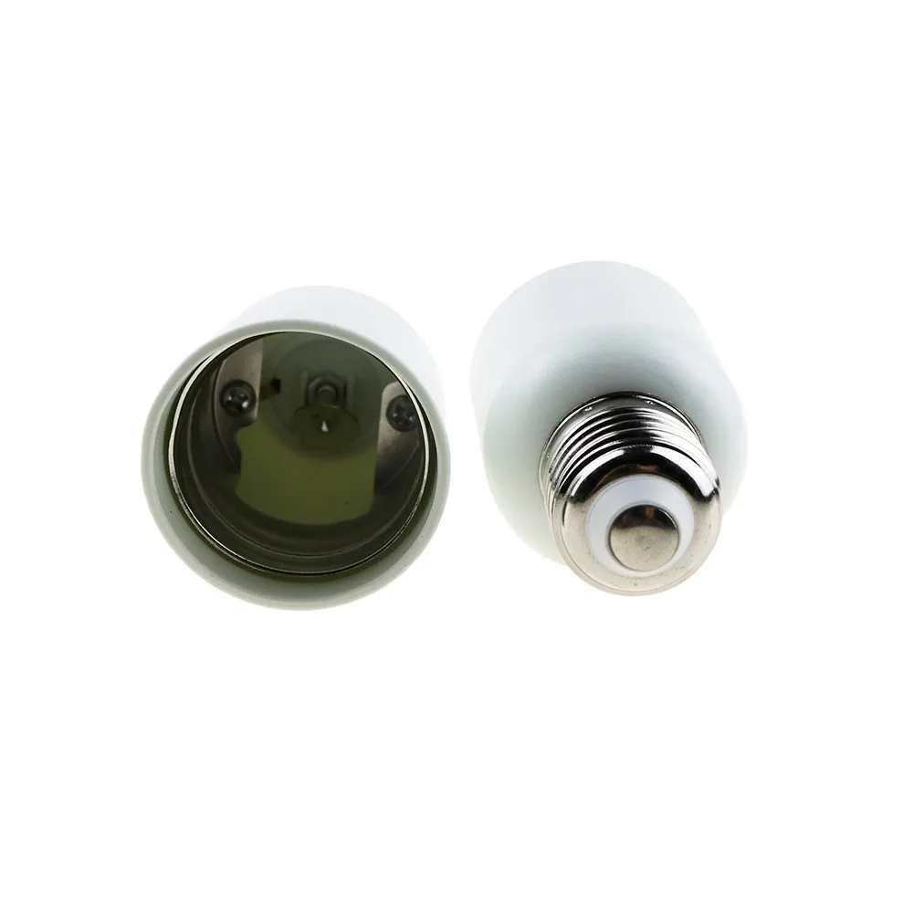 Portable E27 to E40 Lamp Bulbs Holder Socket Adapter Converter White TN2F GBM